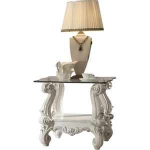 ACME Versailles Glass Top End Table
