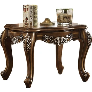 ACME Latisha End Table, Antique Oak