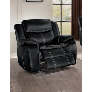 Homelegance Bastrop Leather Gel Match Glider Reclining Chair