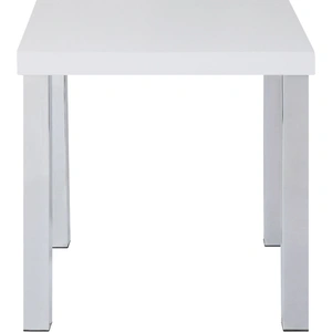 ACME Harta Wood Square End Table, White