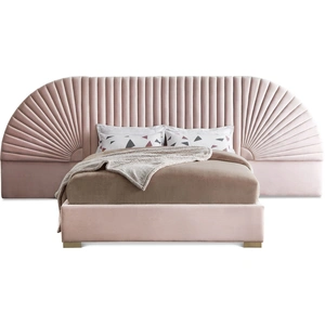 Meridian Furniture Cleo Velvet Queen Size Bed