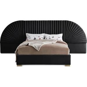 Meridian Furniture Cleo Velvet Queen Size Bed
