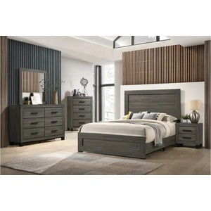 Lifestyle Furniture SM 8321 Wood Chest w/4 Drawers, Grey