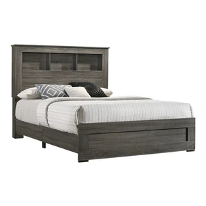 Lifestyle Furniture SM 8321 Wood Bedroom Set, Grey