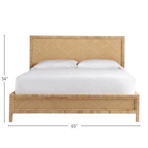 Universal Furniture Long Key Rattan Panel Bed