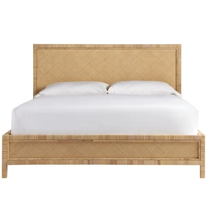Universal Furniture Long Key Rattan Panel Bed