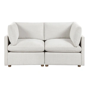 Homelegance 8338 Fabric Modular Loveseat, Beige