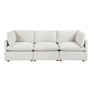 Homelegance 8338 Fabric Modular Living Room Set, Beige