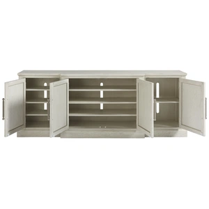 Universal Furniture Escape Wood TV Entertainment Console Stand w/4 Doors, Sandbar