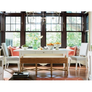 Universal Furniture Hamptons Fabric/Wood Dining Chair in Colantino Marble & Fredrickson Nickel (Set of 2)