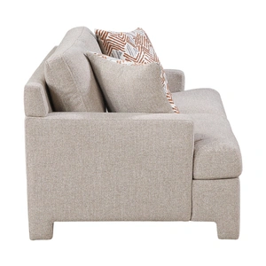 Homelegance 8358 Fabric Loveseat, Beige