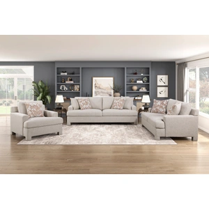 Homelegance 8358 Fabric Living Room Set, Beige