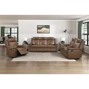 Homelegance 8379 Upholstered Double Reclining Living Room Set