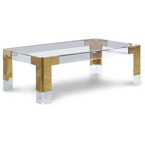 Meridian Furniture Casper 47-inch Rectangular Glass Coffee Table
