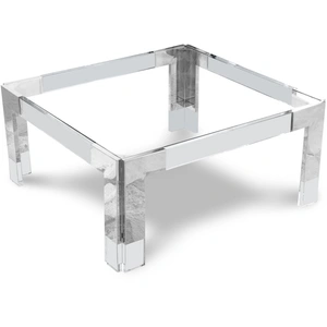 Meridian Furniture Casper 36-inch Square Glass Coffee Table