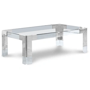 Meridian Furniture Casper 47-inch Rectangular Glass Coffee Table