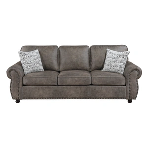 Homelegance 8405 Upholstered Sofa, Grey