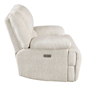 Homelegance Caliber Microfiber Power Reclining Chair, Vanilla-Beige
