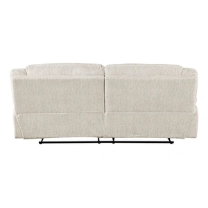 Homelegance Caliber Microfiber Power Double Reclining Sofa, Vanilla-Beige