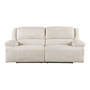 Homelegance Caliber Microfiber Power Double Reclining Sofa, Vanilla-Beige