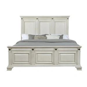 Lifestyle Furniture SM Lifestyle 8448 Wood Panel Bedroom Set, Beige