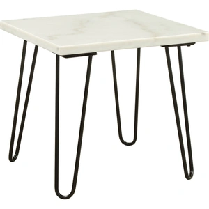 ACME Telestis Marble Square End Table