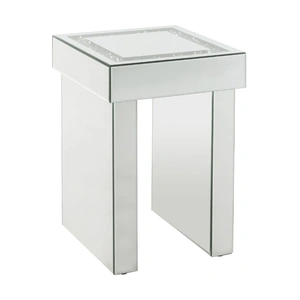 ACME Glam Noralie 84702 Mirrored/Faux Diamonds End Table