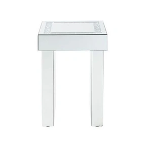 ACME Glam Noralie 84707 Mirrored/Faux Diamonds End Table