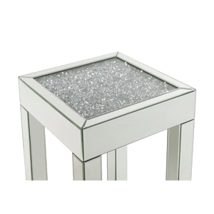 ACME Glam Noralie 84707 Mirrored/Faux Diamonds End Table