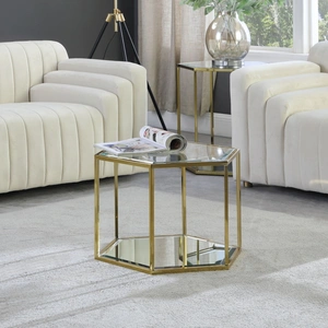 Meridian Furniture Sei 20-inch Glass Coffee Table