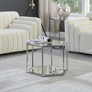 Meridian Furniture Sei 20-inch Glass Coffee Table
