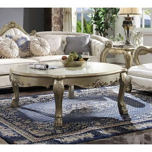 ACME Dresden II Wood Coffee Table, Bone White