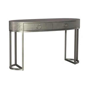 Liberty Furniture SM Montage Wood Vanity Table w/2 Drawers, Platinum