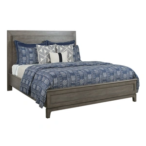 Kincaid Cascade Kline Wood Panel Bed, Grey