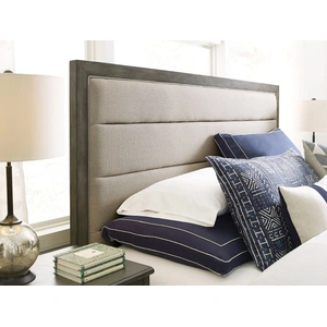 Kincaid Cascade Ross Fabric/Wood Panel Bedroom Set, Grey