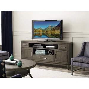Kincaid Cascade Lamont Round Wood Coffee Table Set, Grey