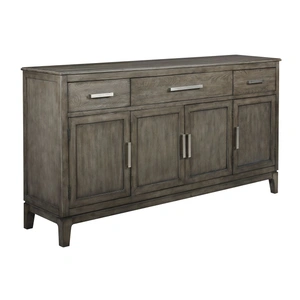 Kincaid Cascade Murphy Round Wood Dining Room Set, Grey