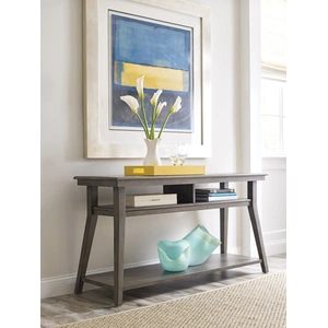 Kincaid Cascade Lamont Rectangular Wood Sofa Table, Grey