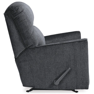 Ashley Furniture Altari Polyester Rocker Recliner in Slate