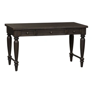 Liberty Furniture Harvest Home Rectangular Wood 3-Drawer Writing Desk, Chalkboard