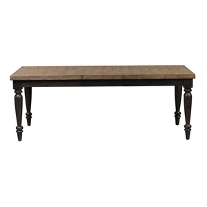 Liberty Furniture Harvest Home Rectangular Wood Extendable Dining Table, Chalkboard