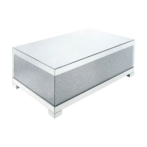ACME Glam Mallika Mirrored/Faux Crystals Coffee Table