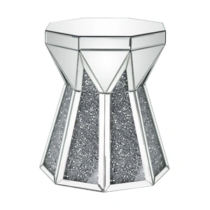 ACME Glam Noralie 88062 Mirrored/Faux Diamonds End Table