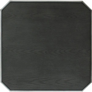 ACME House Beatrice Wood Square End Table w/Drawer, Charcoal/Light Gray