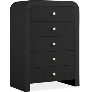 Meridian Furniture Artisto 5-Drawer Wood Chest