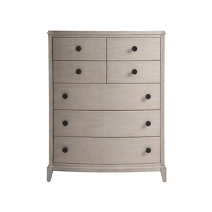 Universal Furniture Coalesce Wood Chest w/7 Drawers, Rolling Fog
