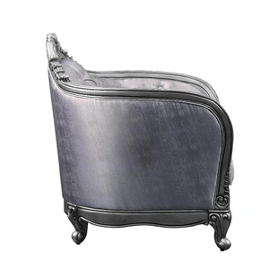 ACME Ariadne Fabric Tufted Loveseat w/Pillows in Gray