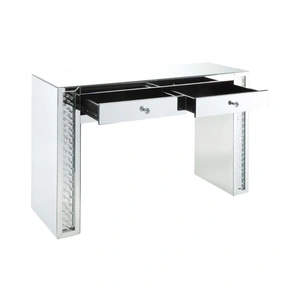 ACME Glam Nysa 90157 Mirrored/Faux Crystals Vanity Desk