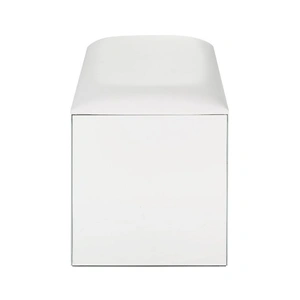 ACME Glam Nysa 90158 PU/Mirrored/Faux Crystals Vanity Stool