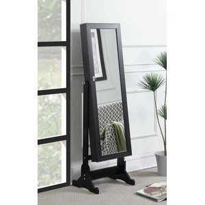 Coaster Tutuola Jewelry Cheval Mirror, Black